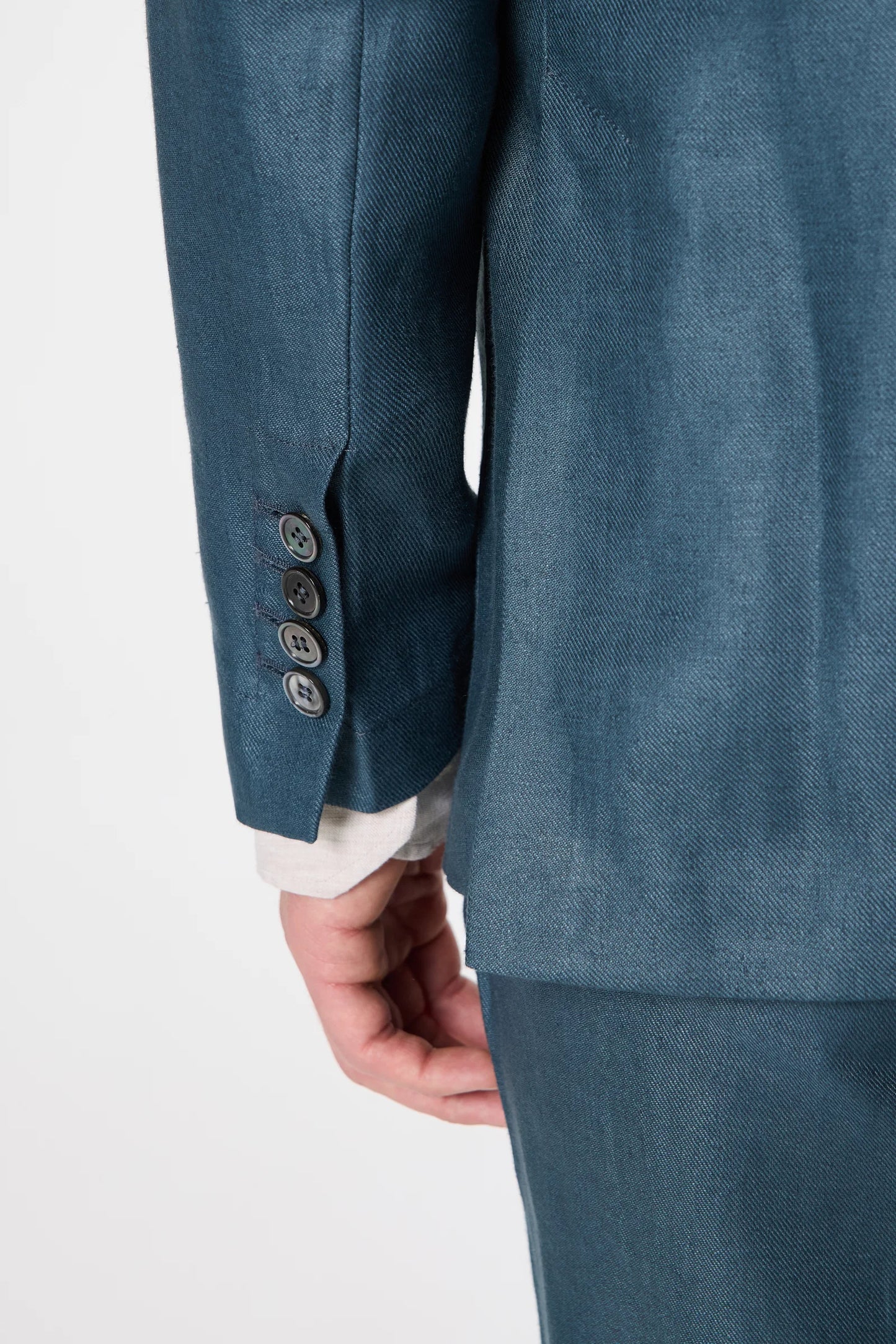 Damat Regular Fit Petrol Kumaş Ceket
