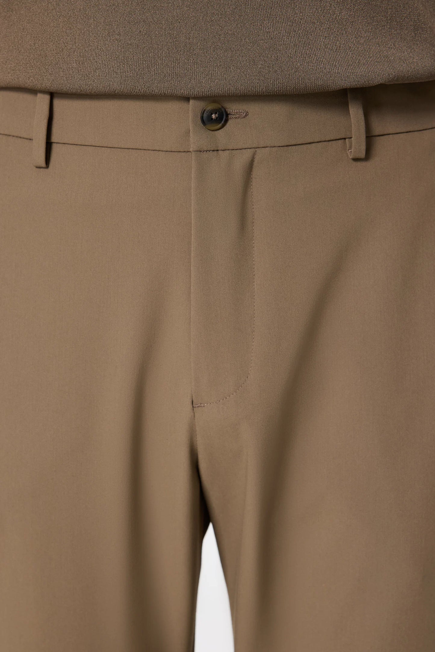 Tween Relaxed Fit (pilesiz) Vizon Kumaş Pantolon