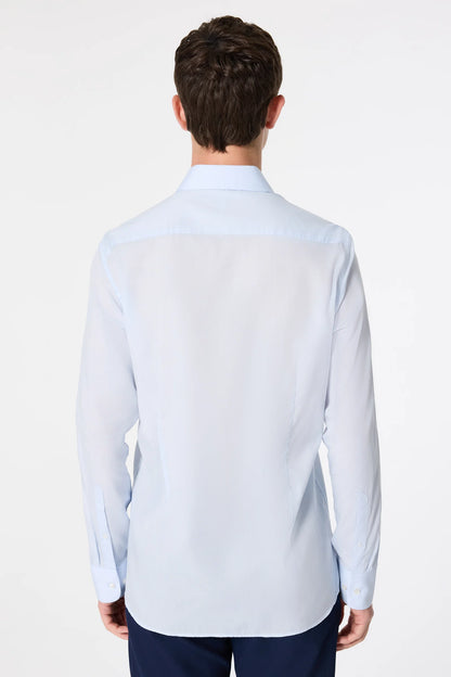 Tween Slim Fit Mavi Düz Gömlek