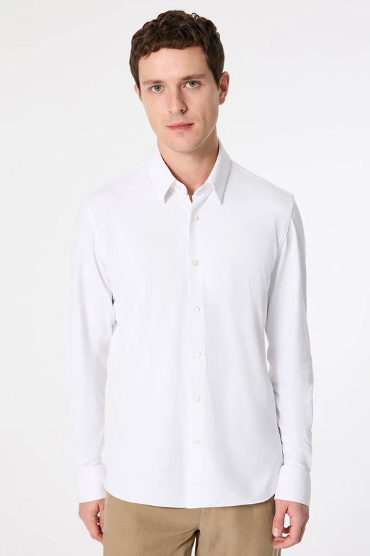 Tween Slim Fit Beyaz Düz Gömlek