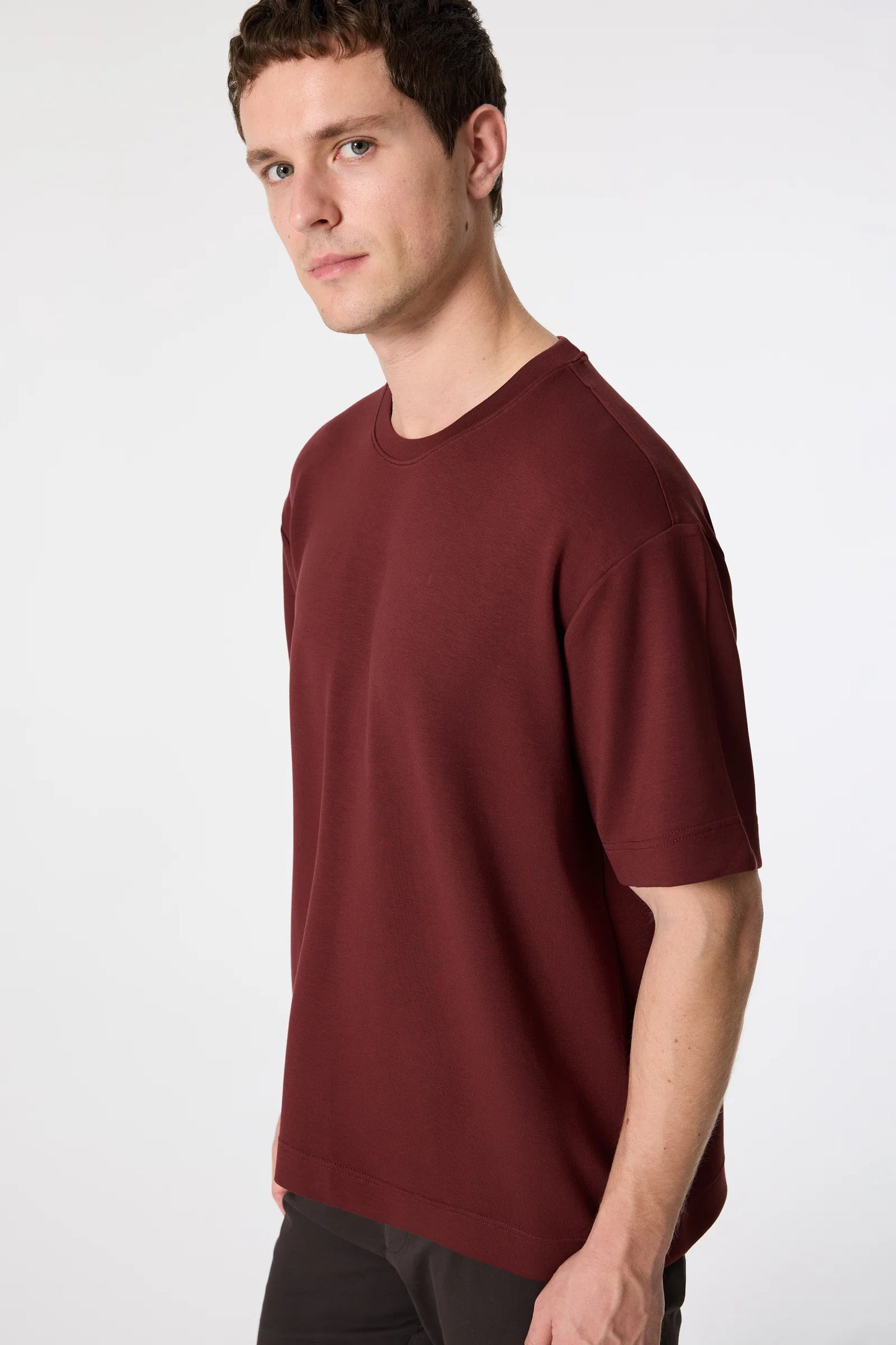 Tween Relaxed Fit Bordo T-shirt