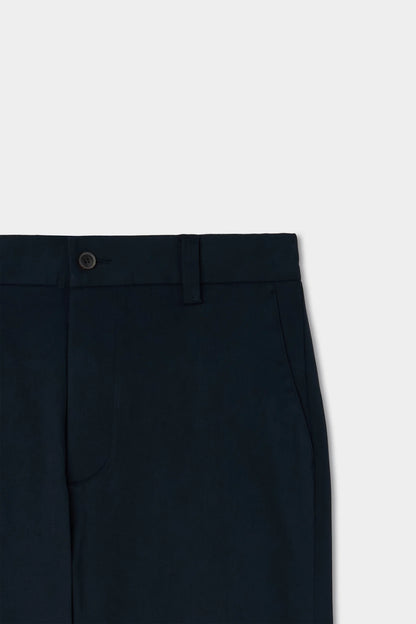 Damat Comfort Fit Lacivert Düz Kumaş Pantolon