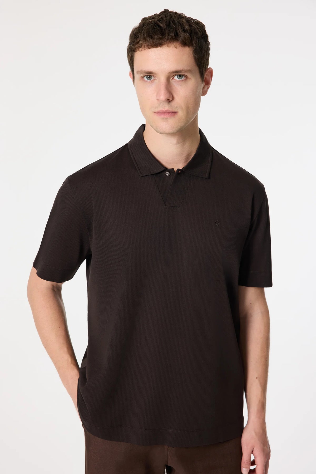 Damat Regular Fit Kahverengi T-shirt