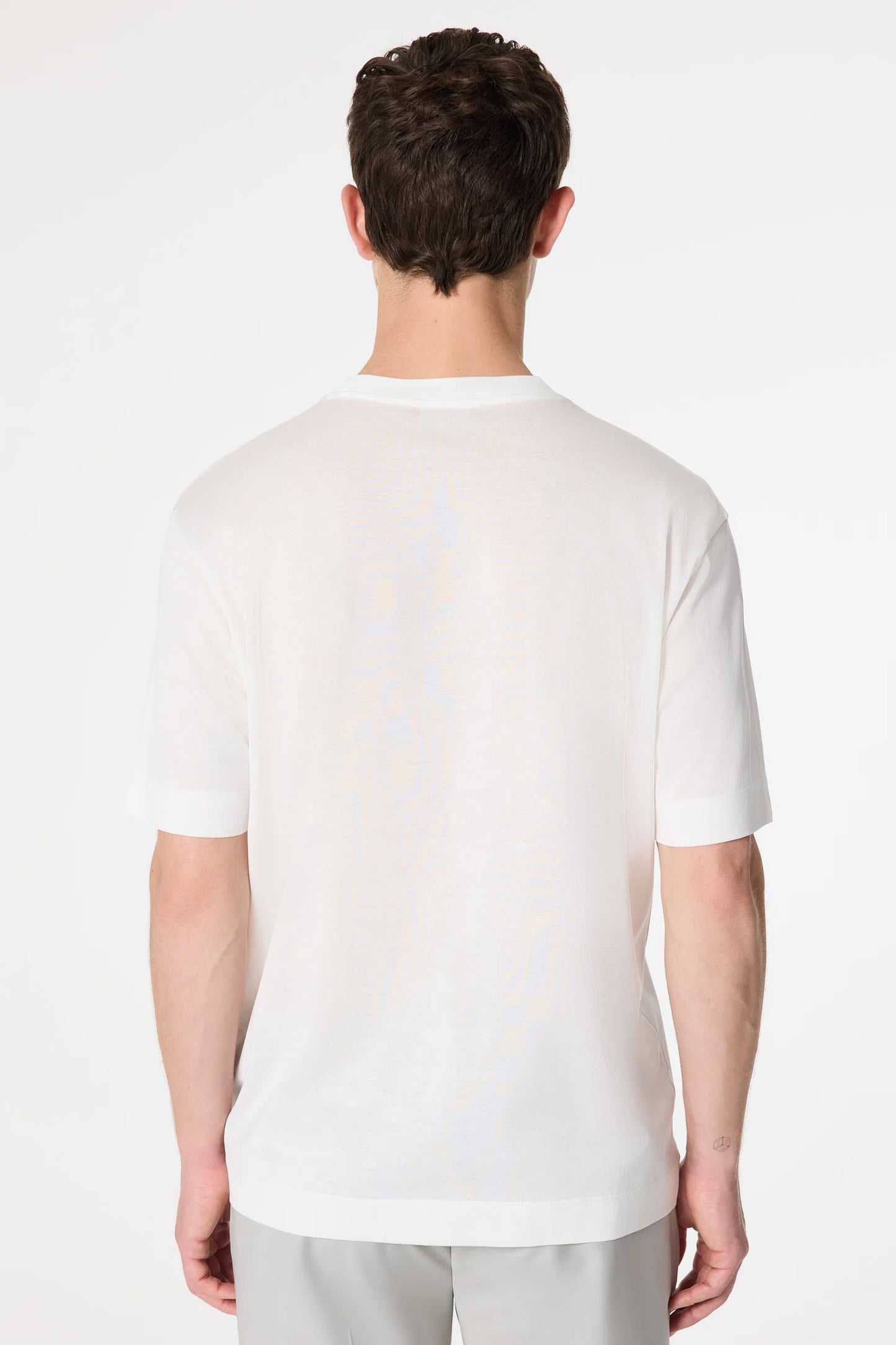 Damat Regular Fit Ekru T-shirt