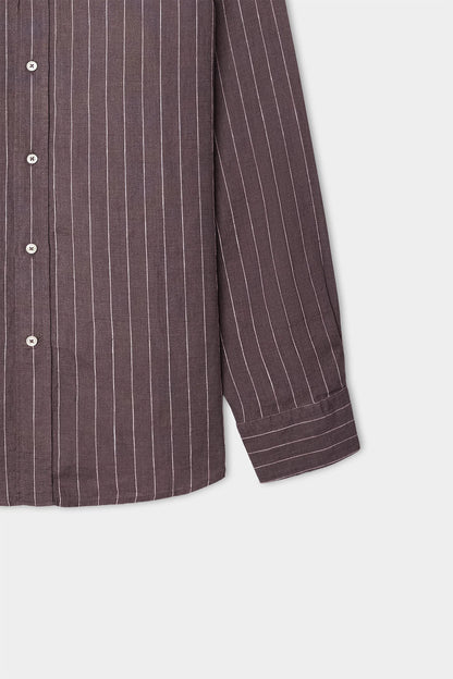 Damat Comfort Lavanta Çizgili Gömlek