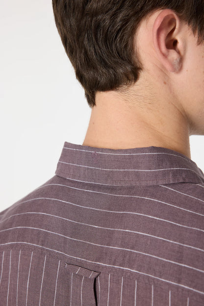 Damat Comfort Lavanta Çizgili Gömlek