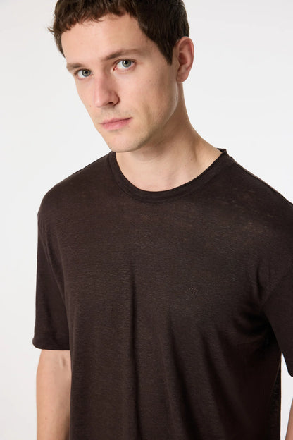 Damat Relaxed Fit Kahverengi T-shirt