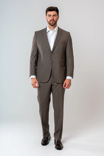 Ds Damat Comfort Fit Vizon Düz Takim Elbise
