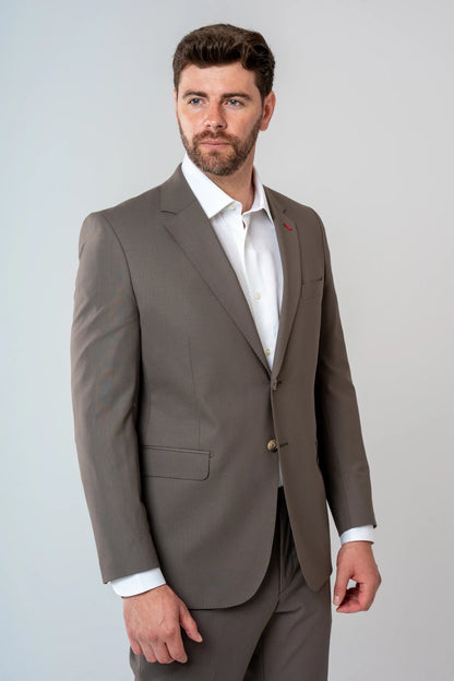 Ds Damat Comfort Fit Vizon Düz Takim Elbise