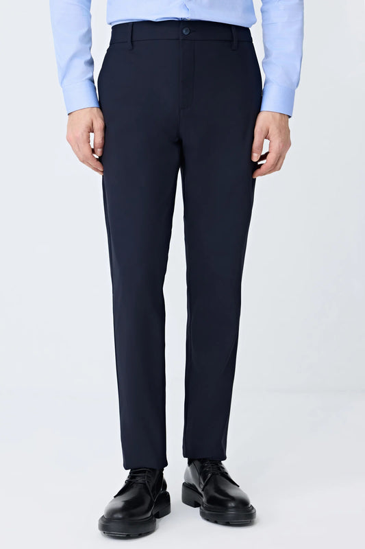 Tween Relaxed Fit (pilesiz) Lacivert Kumaş Pantolon