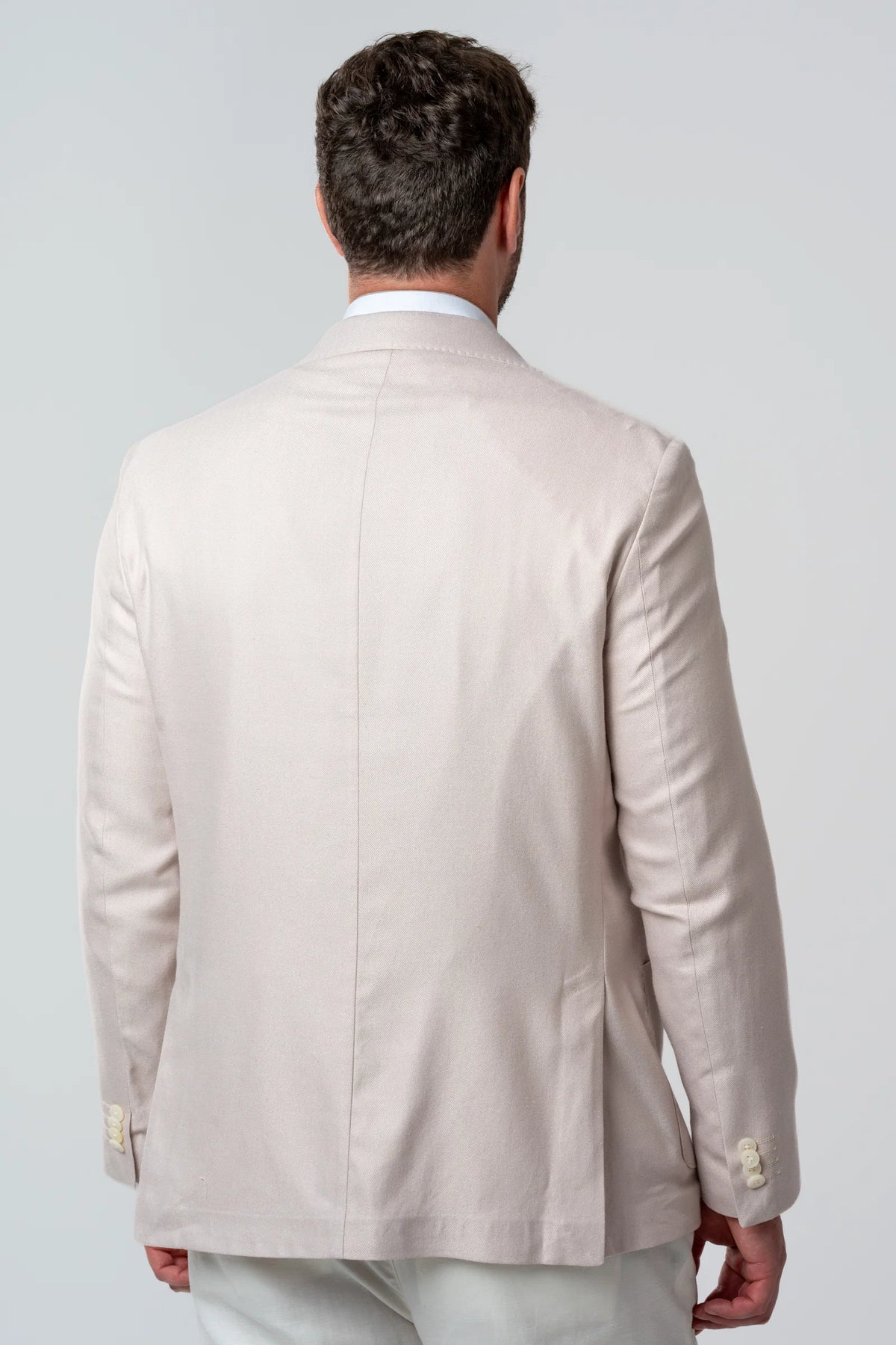 Ds Damat Regular Fit Pudra Armürlü Kumaş Ceket