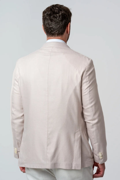 Ds Damat Regular Fit Pudra Armürlü Kumaş Ceket