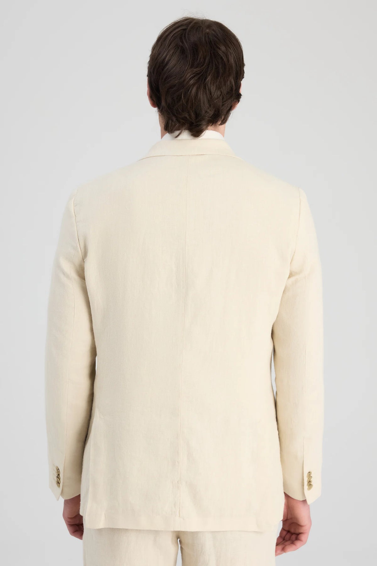 Ds Damat Slim Fit Bej Düz Kumaş Ceket