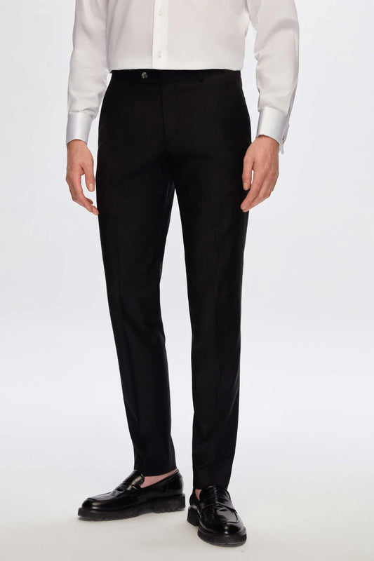 Damat Siyah Kumaş Pantolon