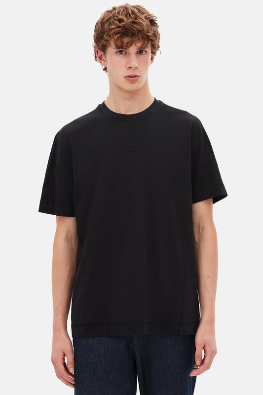 Tween Relaxed Fit Siyah T-shirt