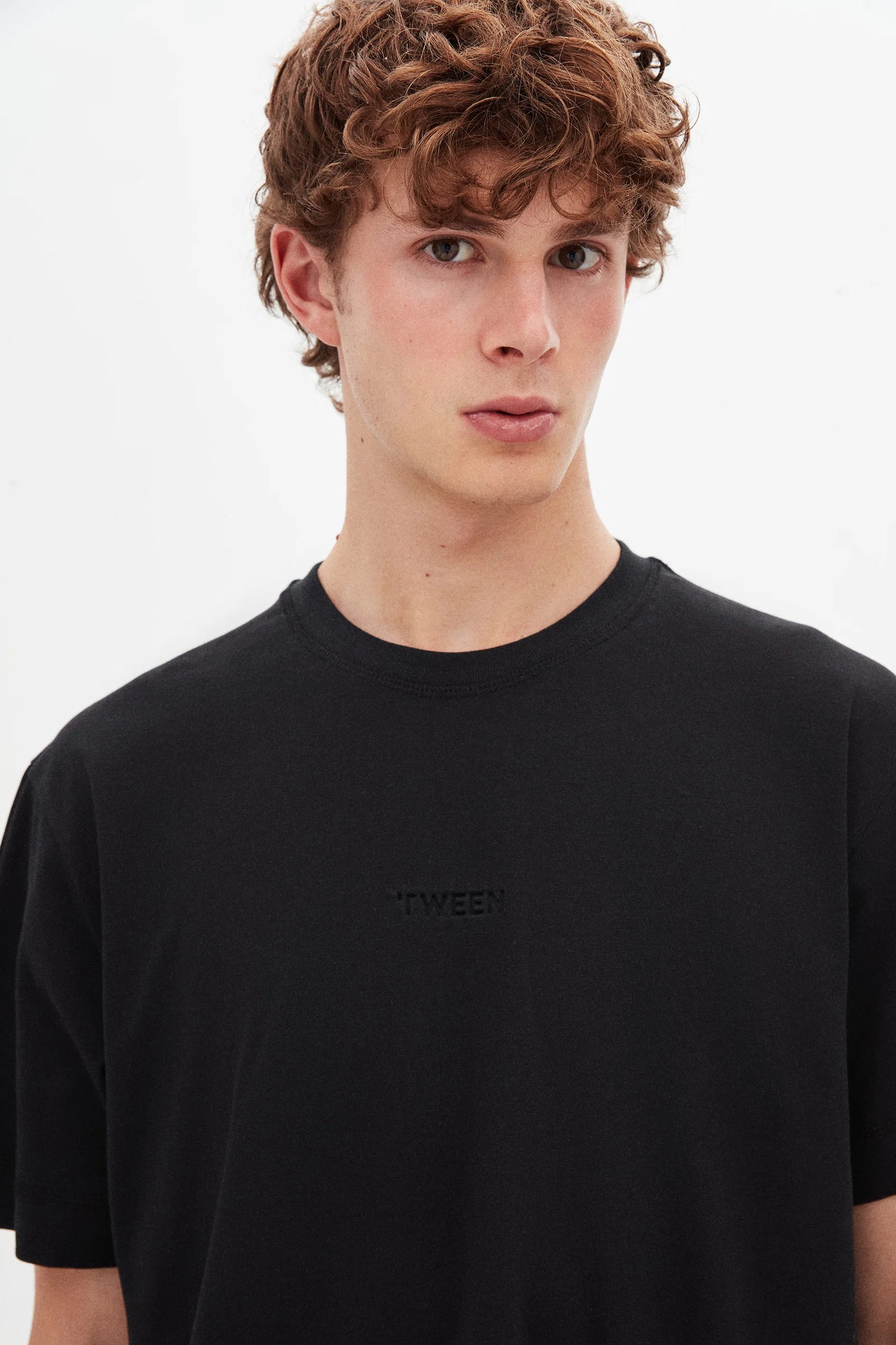 Tween Relaxed Fit Siyah T-shirt