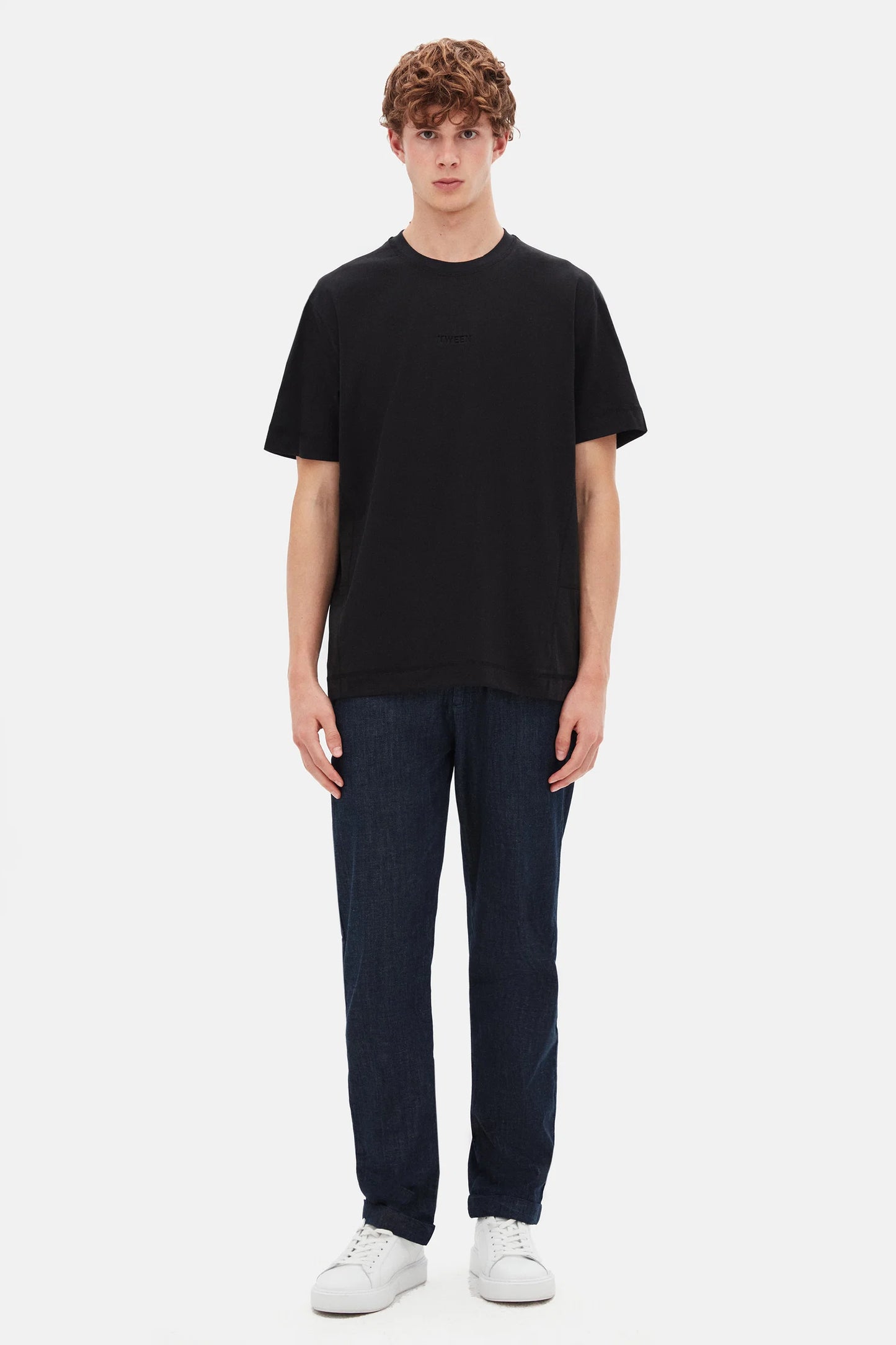 Tween Relaxed Fit Siyah T-shirt