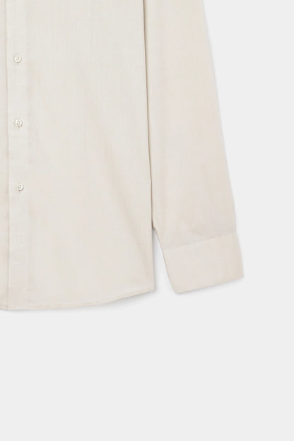 Tween Slim Fit Bej Düz Gömlek