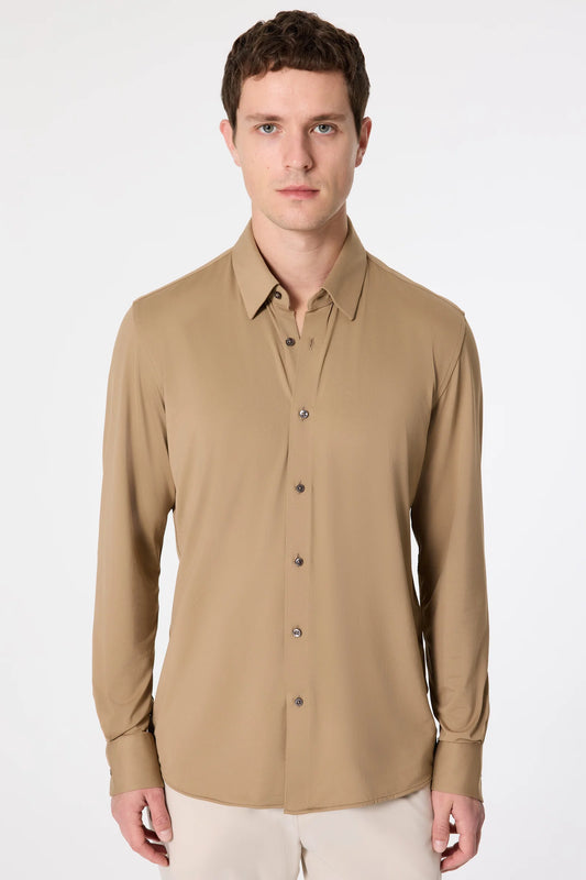 Tween Slim Fit Vizon Düz Gömlek