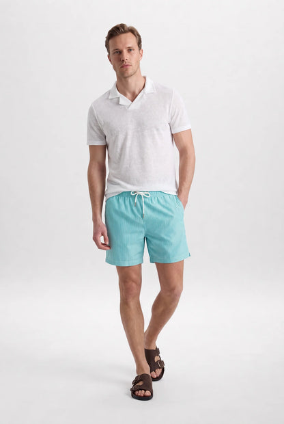 Tween Regular Fit Yeşil Şort Mayo