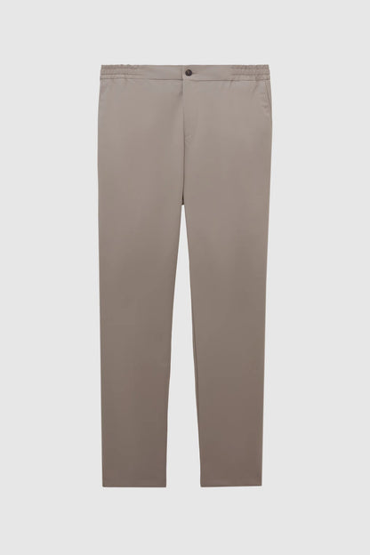 Damat Relaxed Fit (pilesiz) Vizon Düz Kumaş Pantolon