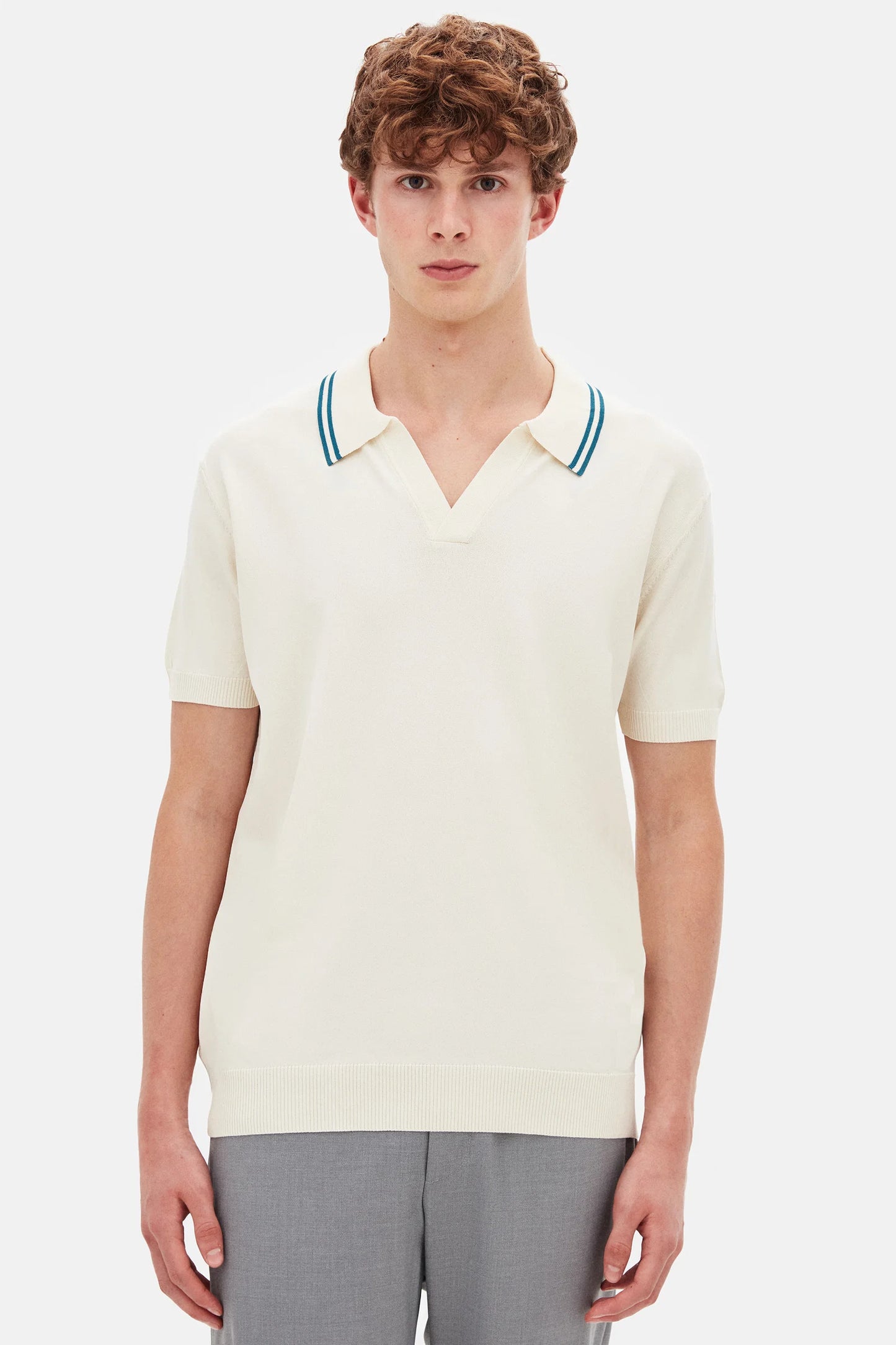 Tween Relaxed Fit (pilesiz) Gri Armürlü Kumaş Pantolon