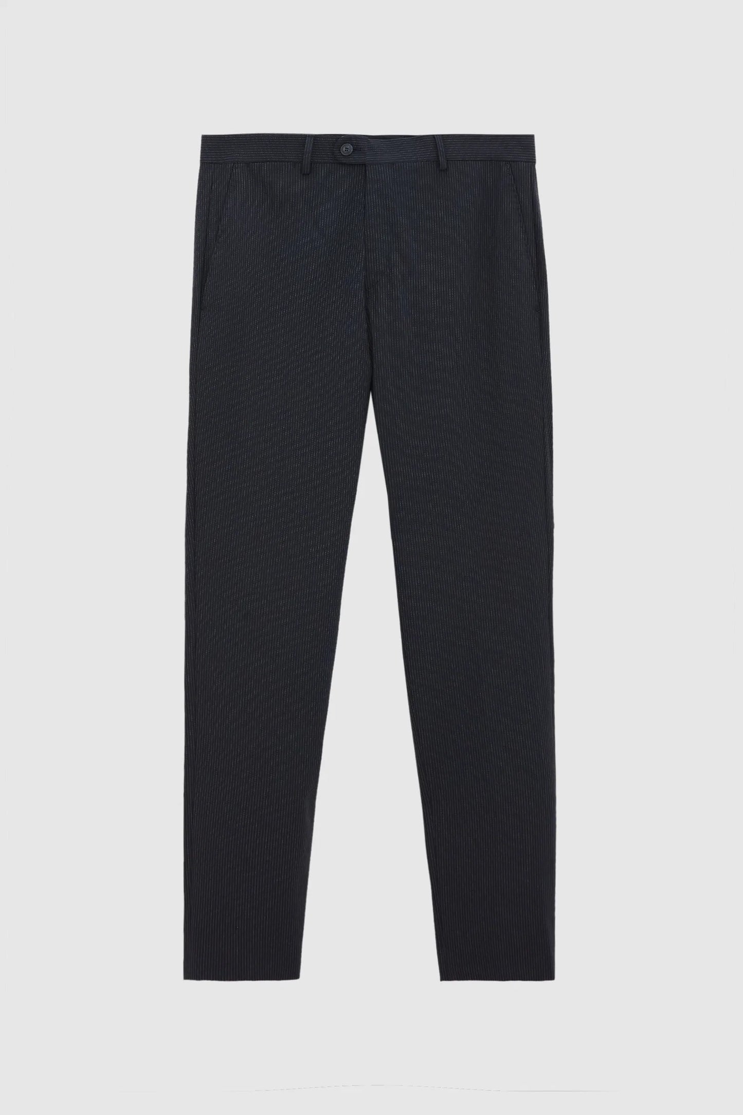 Tween Slim Fit Lacivert Çizgili Takim Elbise