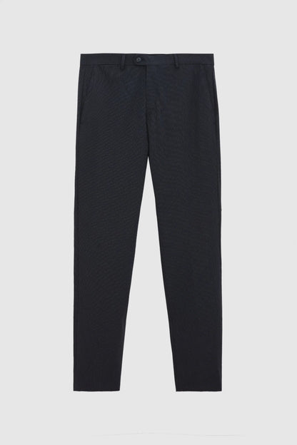Tween Slim Fit Lacivert Çizgili Takim Elbise