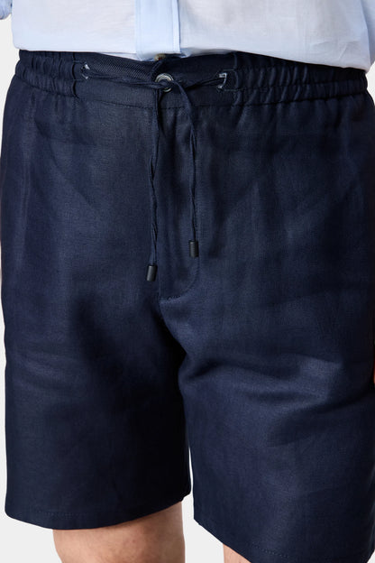 Damat Regular Fit Lacivert Düz Şort