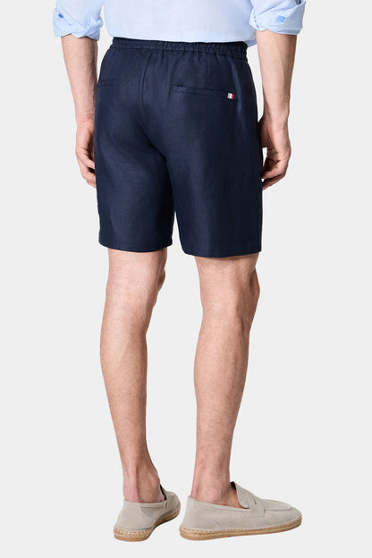 Damat Regular Fit Lacivert Düz Şort
