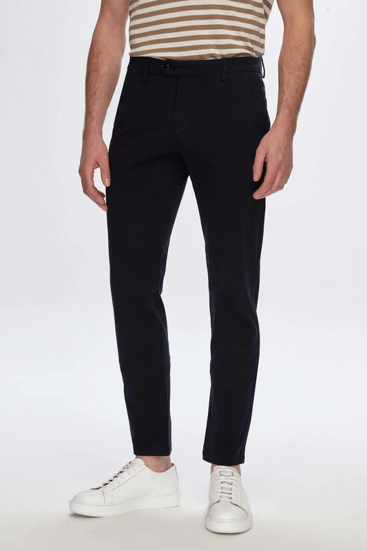 Damat Slim Fit Lacivert Chino Pantolon