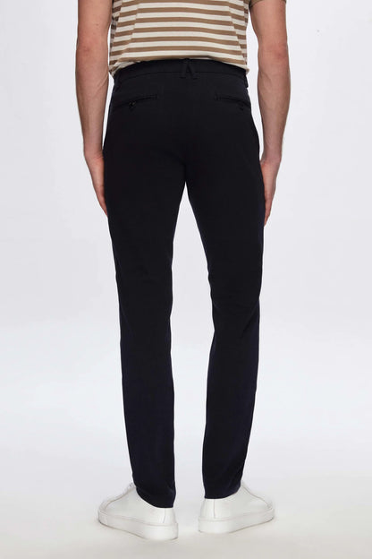Damat Slim Fit Lacivert Chino Pantolon