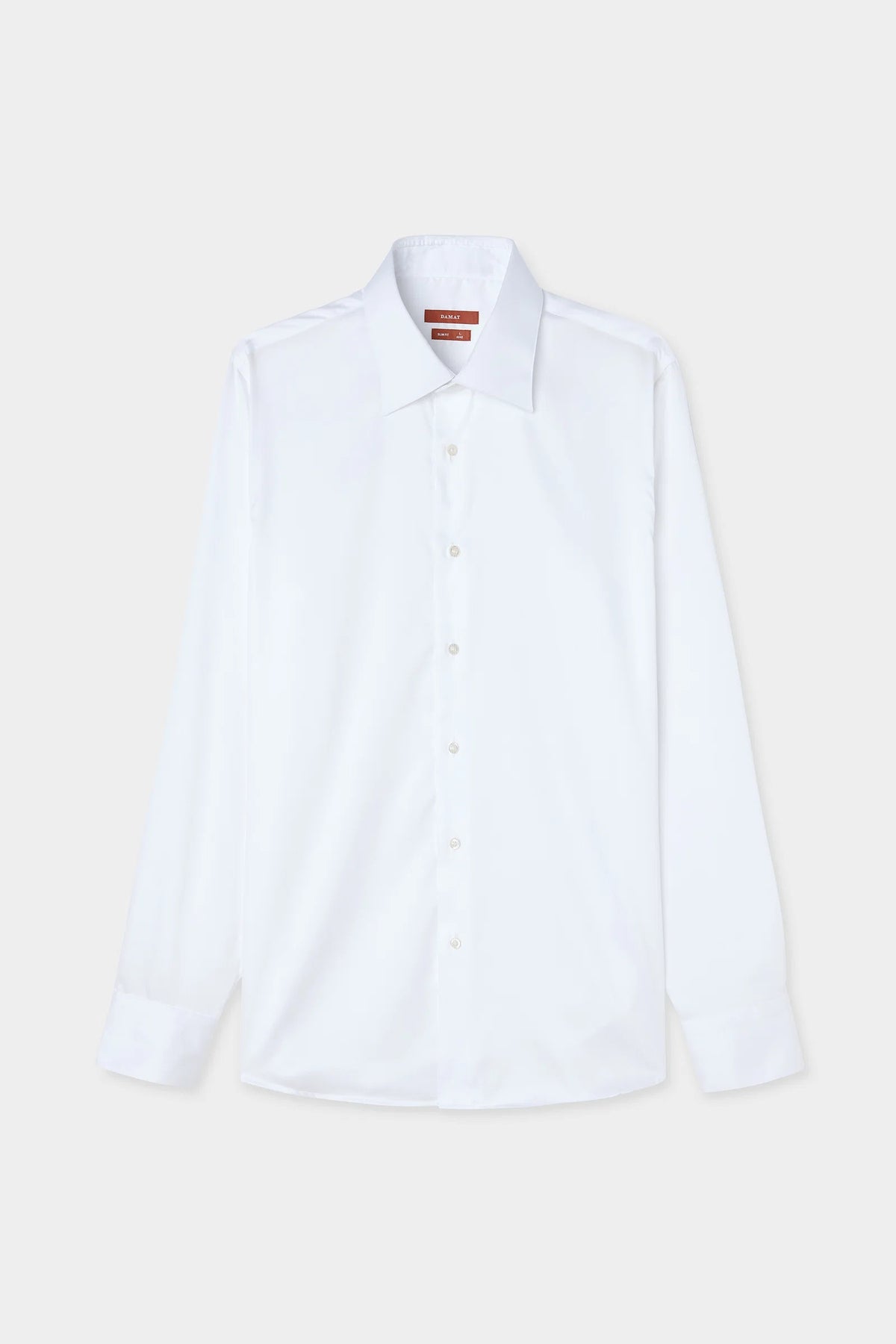 Damat Slim Fit Beyaz Gabardin Gömlek