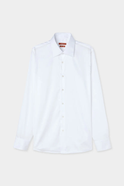 Damat Slim Fit Beyaz Gabardin Gömlek