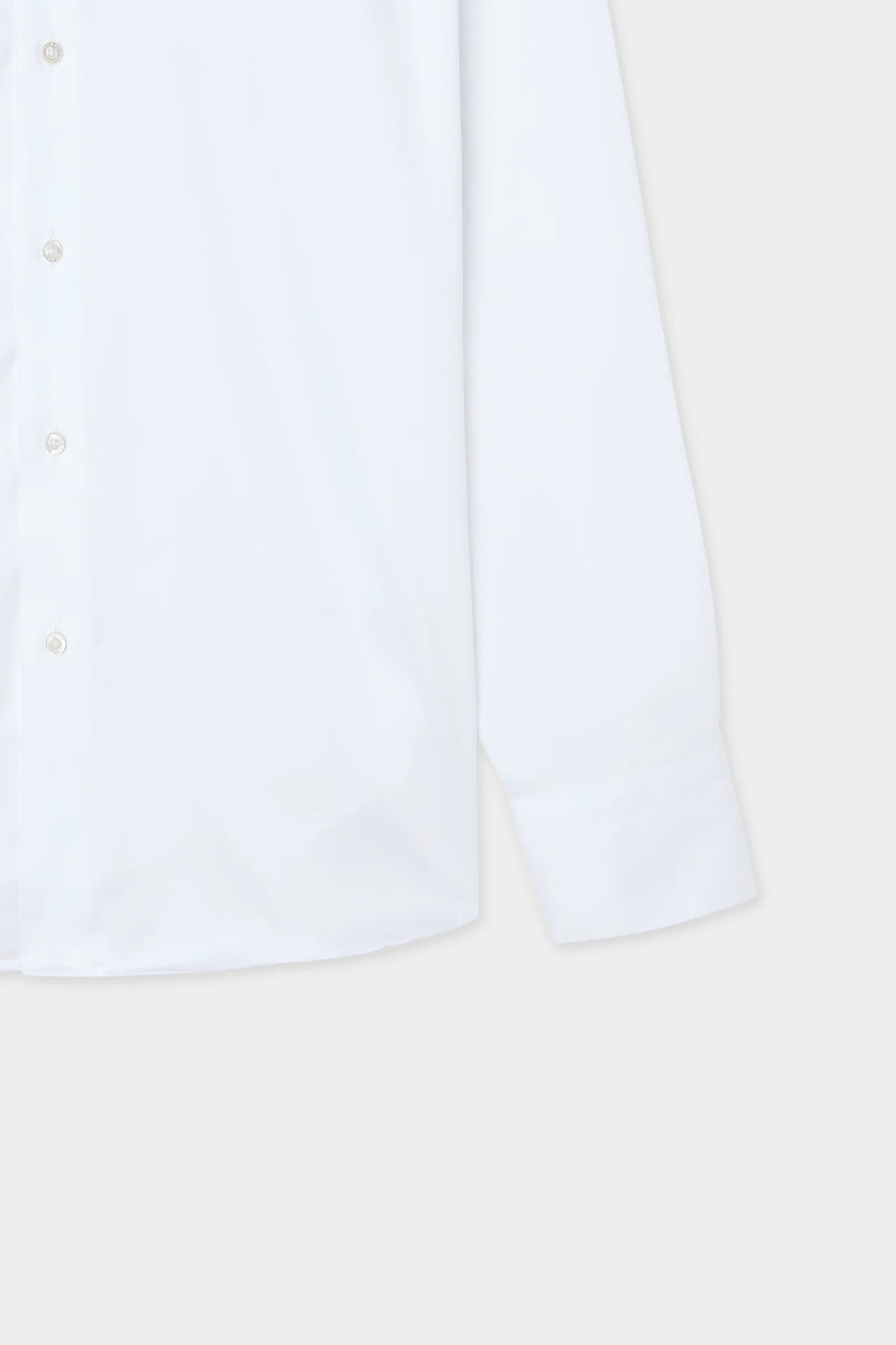 Damat Slim Fit Beyaz Gabardin Gömlek