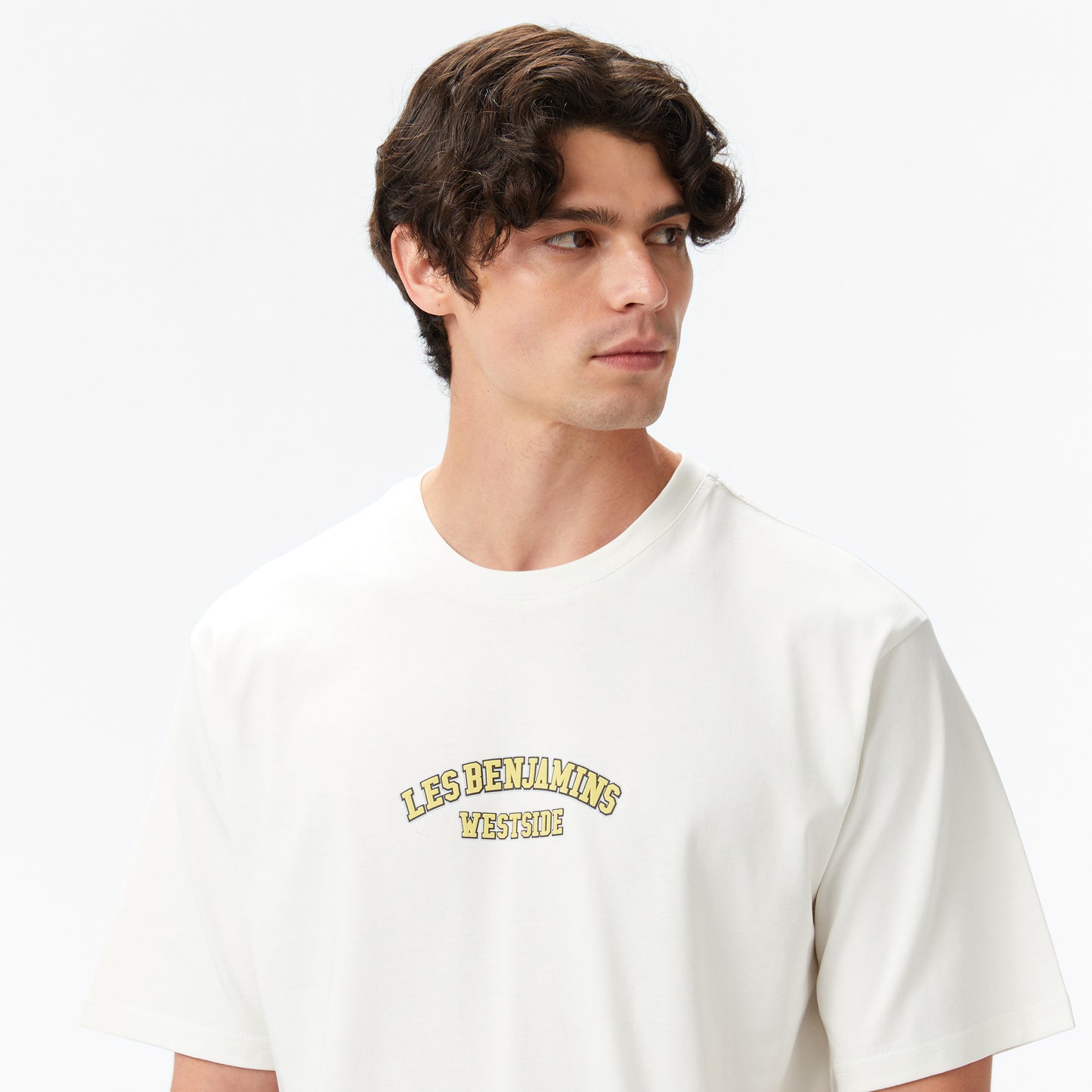 Les Benjamins Erkek Beyaz T-shirt