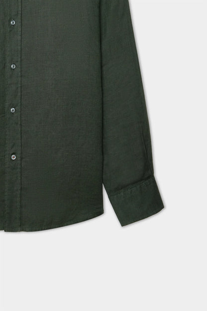 Damat Comfort Yeşil Armürlü Gömlek