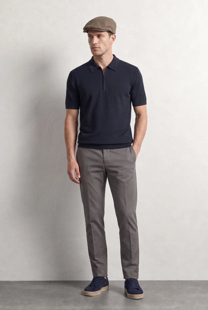 Ds Damat Slim Fit Lacivert Düz Örgü Kazak