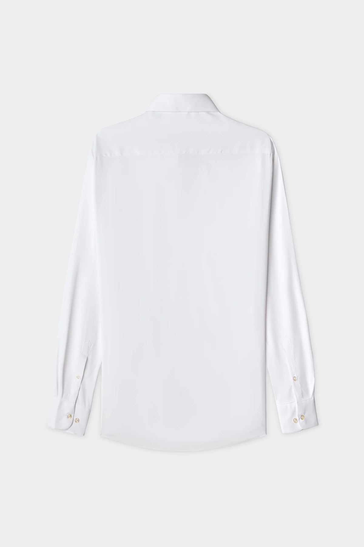 Twn Slim Fit Beyaz Düz Travel Gömlek