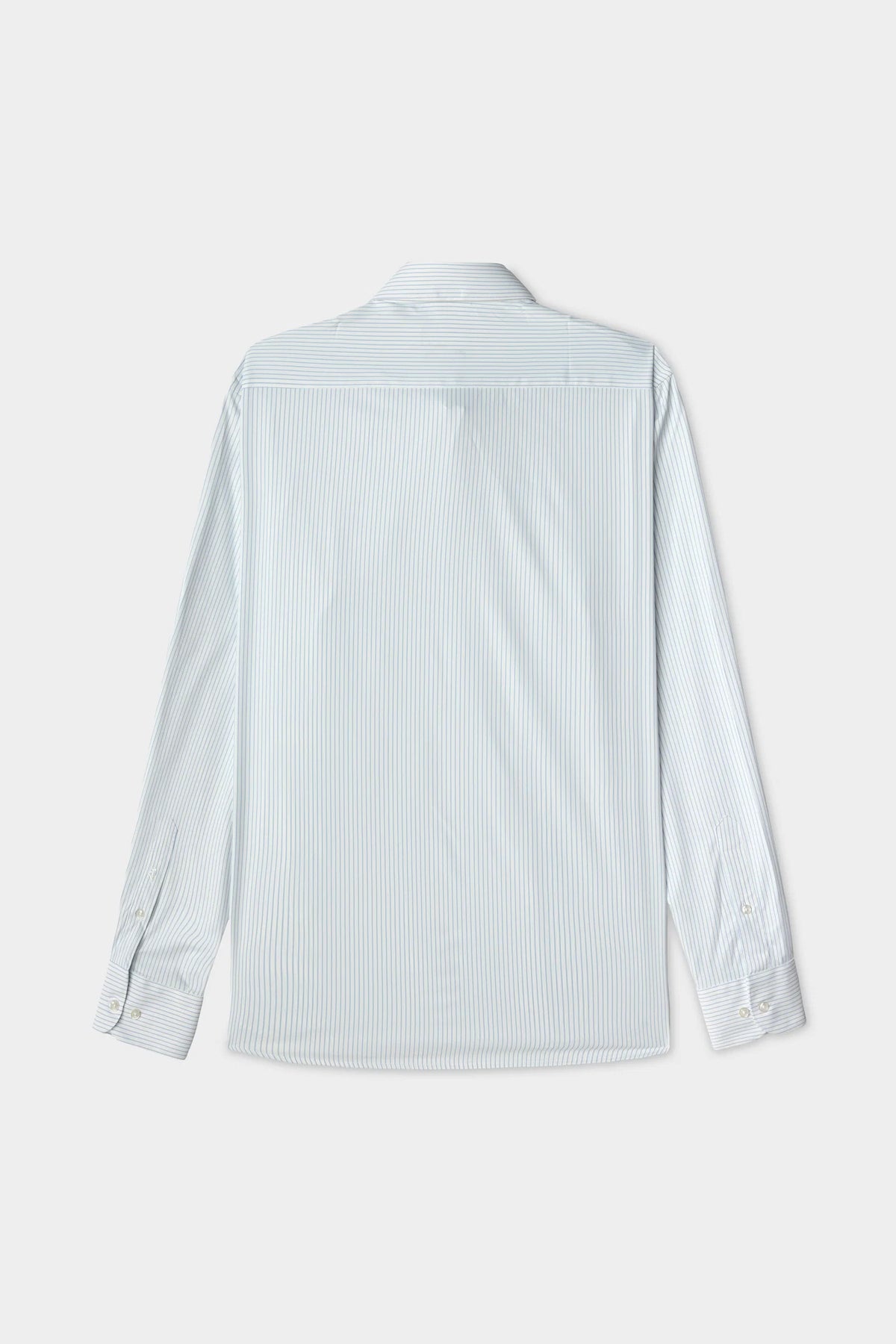 Ds Damat Slim Fit Beyaz Çizgili Gömlek