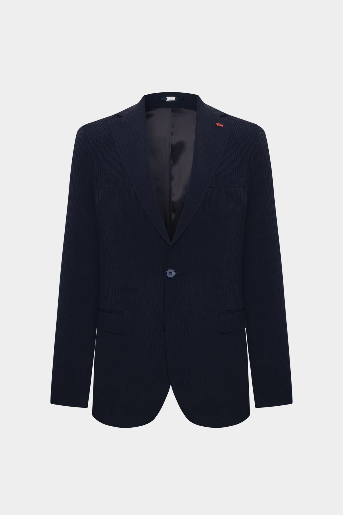 Twn Slim Fit Lacivert Çizgili Takim Elbise