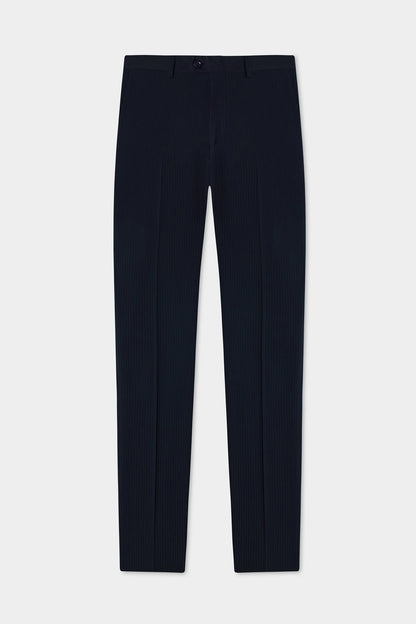 Twn Slim Fit Lacivert Çizgili Takim Elbise
