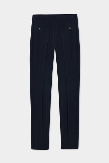 Twn Slim Fit Lacivert Çizgili Takim Elbise