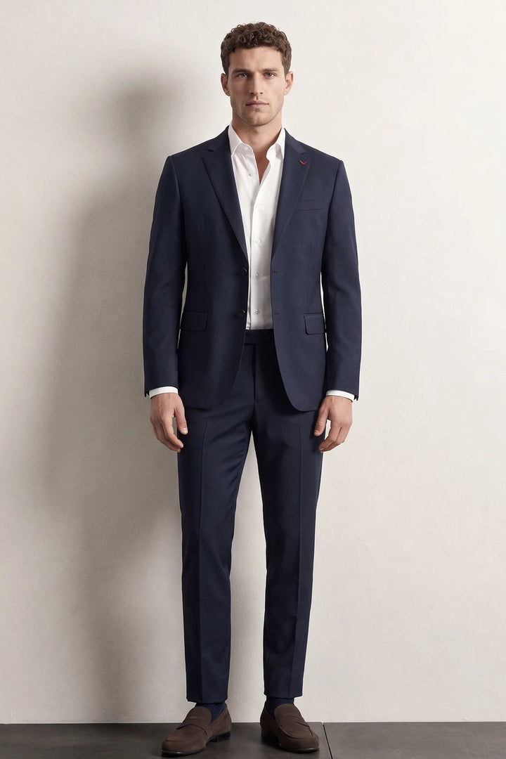 Ds Damat Regular Fit Lacivert Düz Takim Elbise