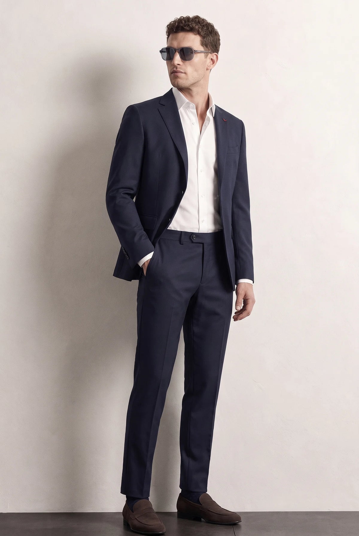 Ds Damat Regular Fit Lacivert Düz Takim Elbise