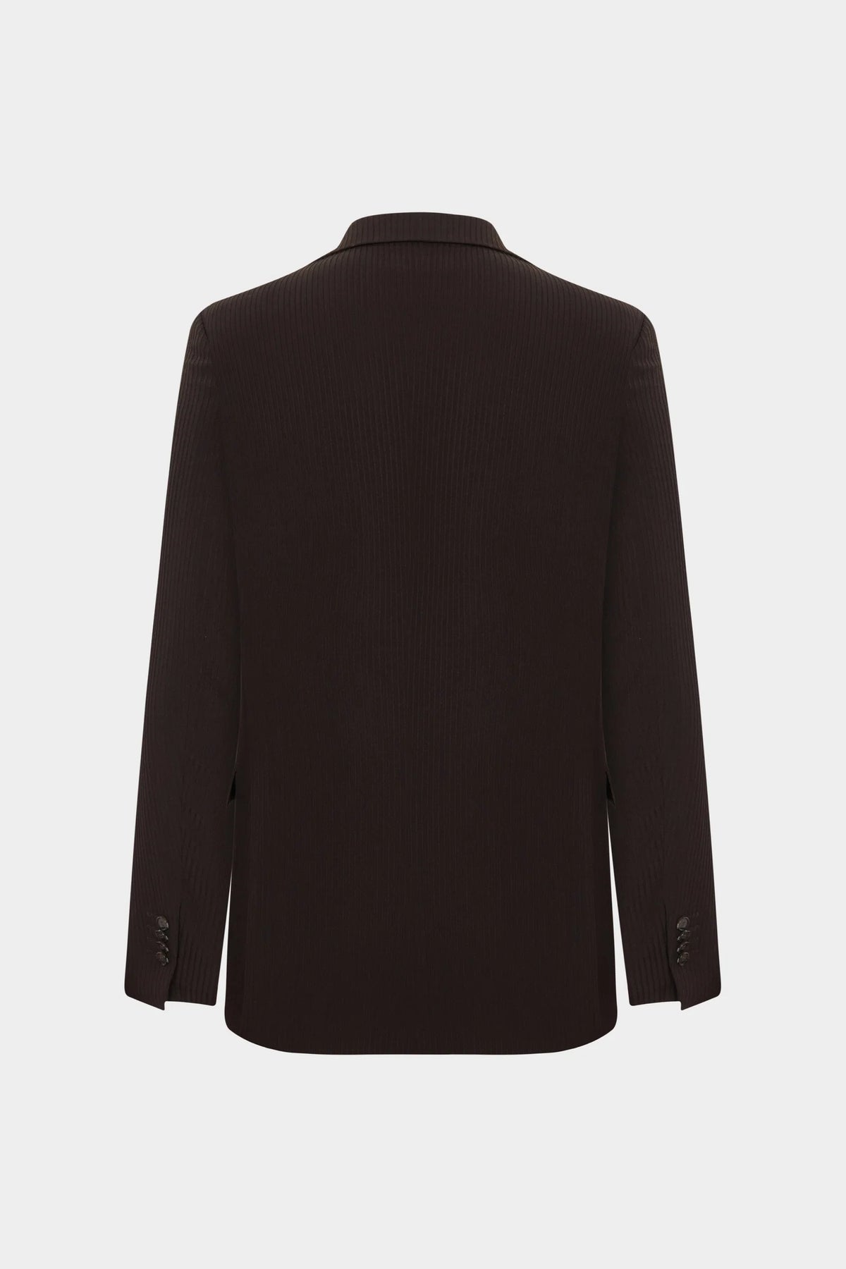 Twn Slim Fit Kahverengi Çizgili Takim Elbise