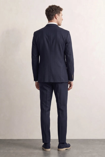 Twn Slim Fit Lacivert Çizgili Takim Elbise