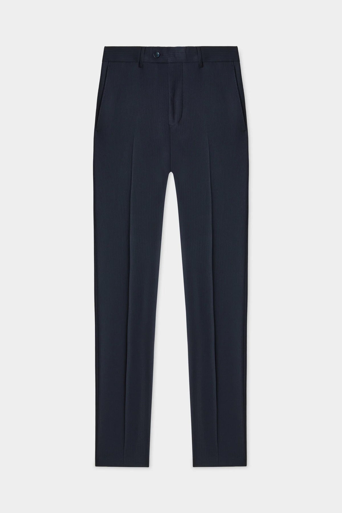 Twn Slim Fit Lacivert Çizgili Takim Elbise