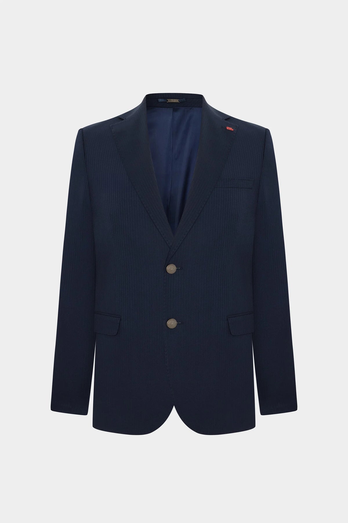 Twn Slim Fit Lacivert Çizgili Takim Elbise