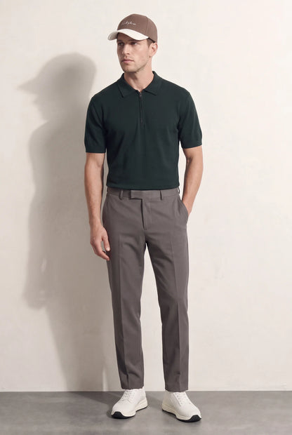 Ds Damat Slim Fit Zümrüt Yeşili Düz Örgü Kazak